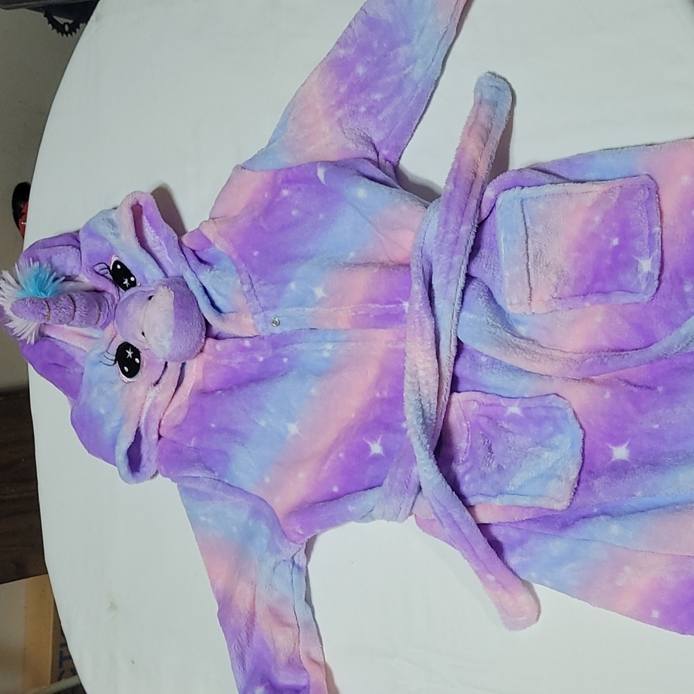 GIRLS UNICORN HOUSE COAT